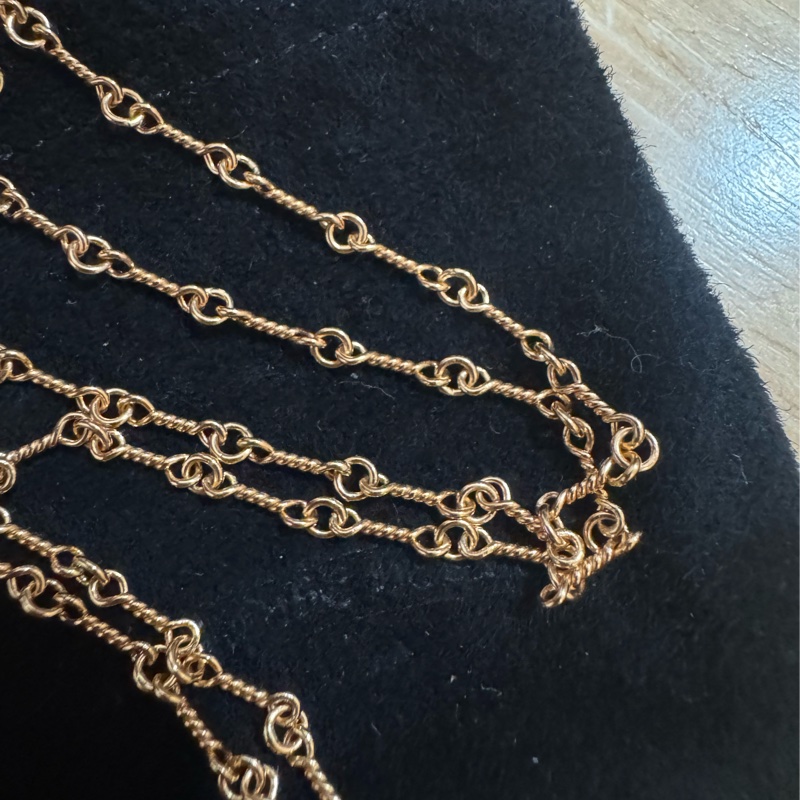 chrome hearts 22k竹節項鍊-4