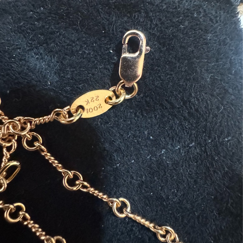 chrome hearts 22k竹節項鍊-5