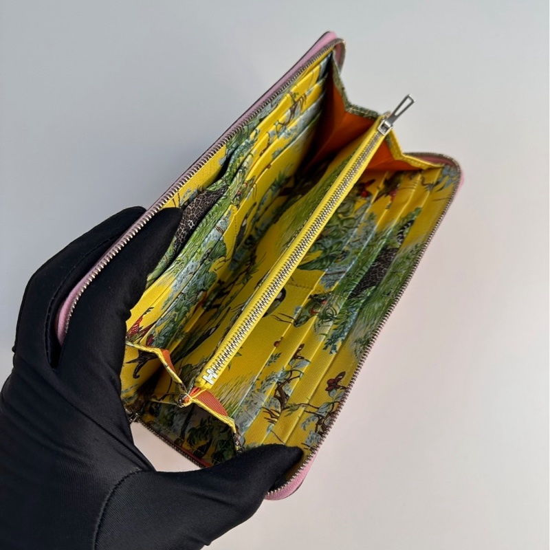 Hermes｜絲巾長夾 招財鑽豹-3