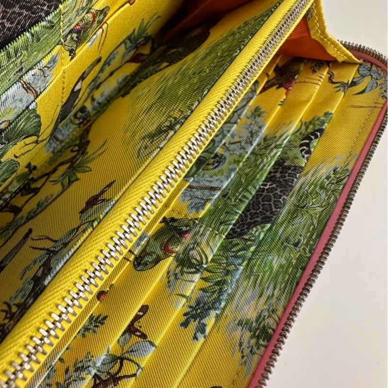 Hermes｜絲巾長夾 招財鑽豹-4