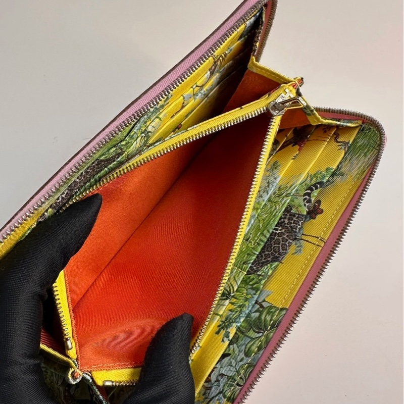 Hermes｜絲巾長夾 招財鑽豹-7