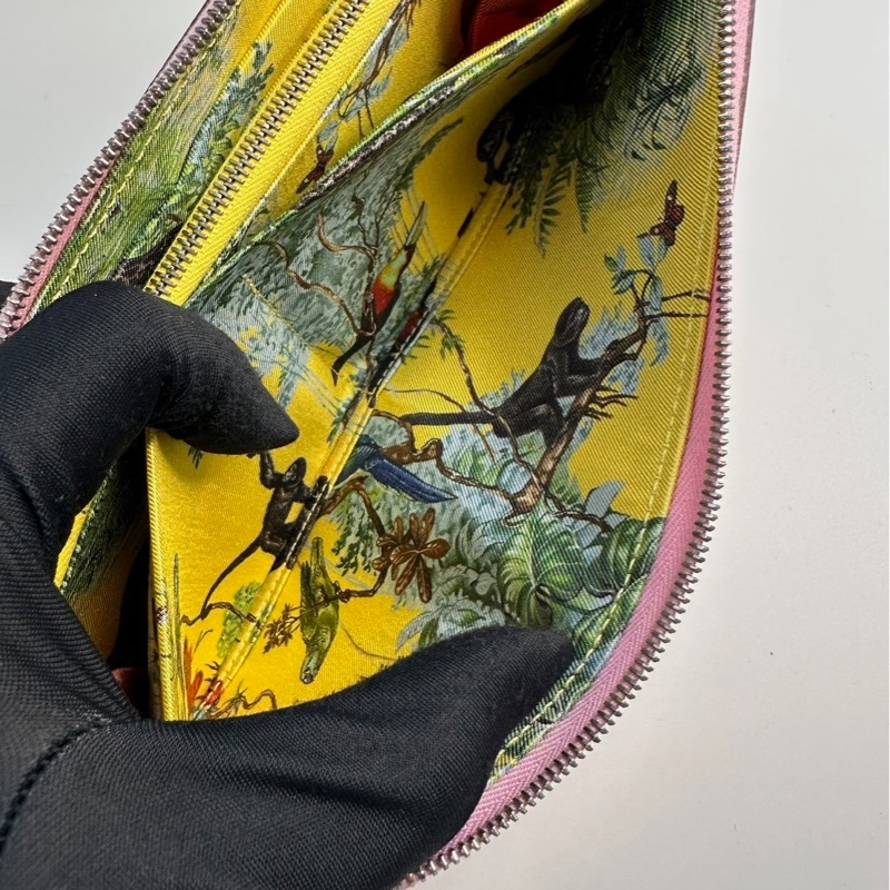 Hermes｜絲巾長夾 招財鑽豹-8