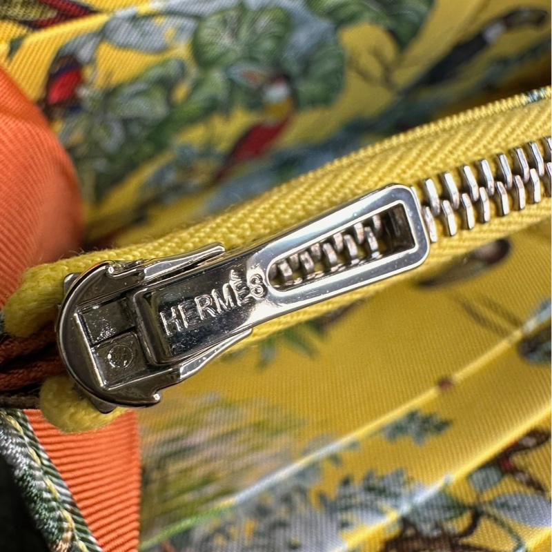 Hermes｜絲巾長夾 招財鑽豹-9