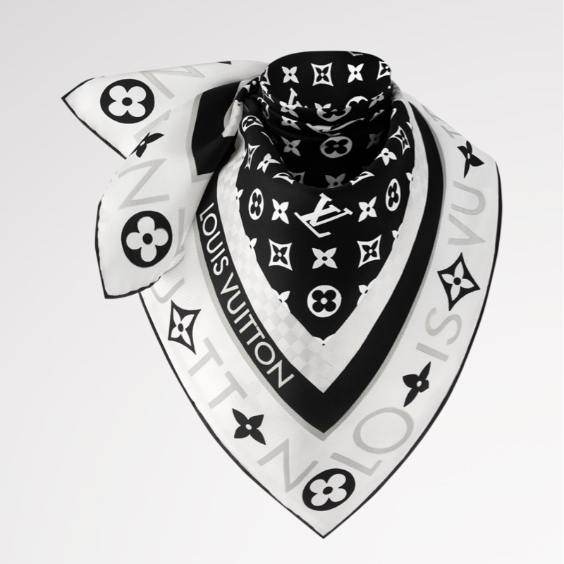 Louis Vuitton Monogram Infinity 90方巾-4