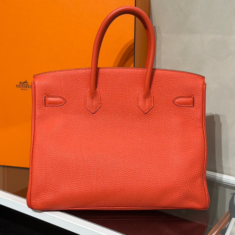 HERMES Birkin 35 - 番茄紅金 🅀-4