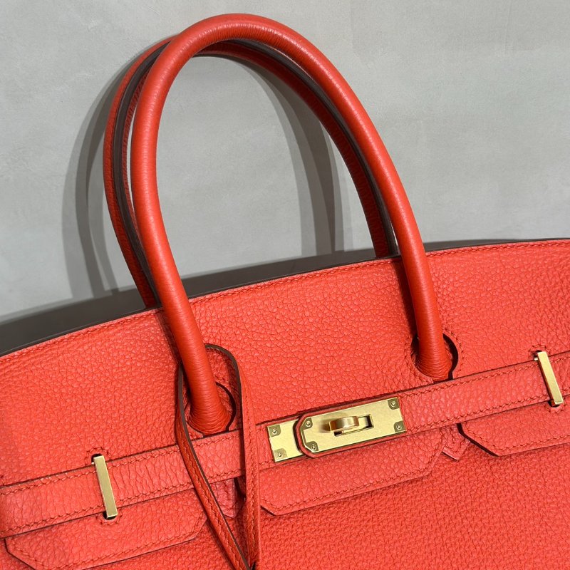 HERMES Birkin 35 - 番茄紅金 🅀-6