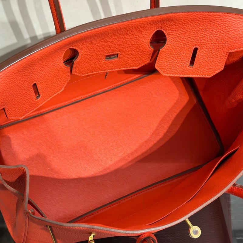 HERMES Birkin 35 - 番茄紅金 🅀-8