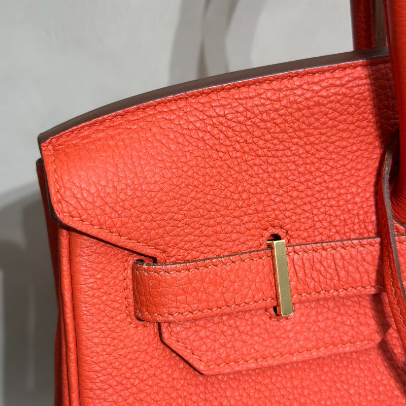 HERMES Birkin 35 - 番茄紅金 🅀-9