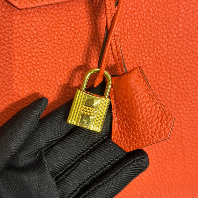 HERMES Birkin 35 - 番茄紅金 🅀-11