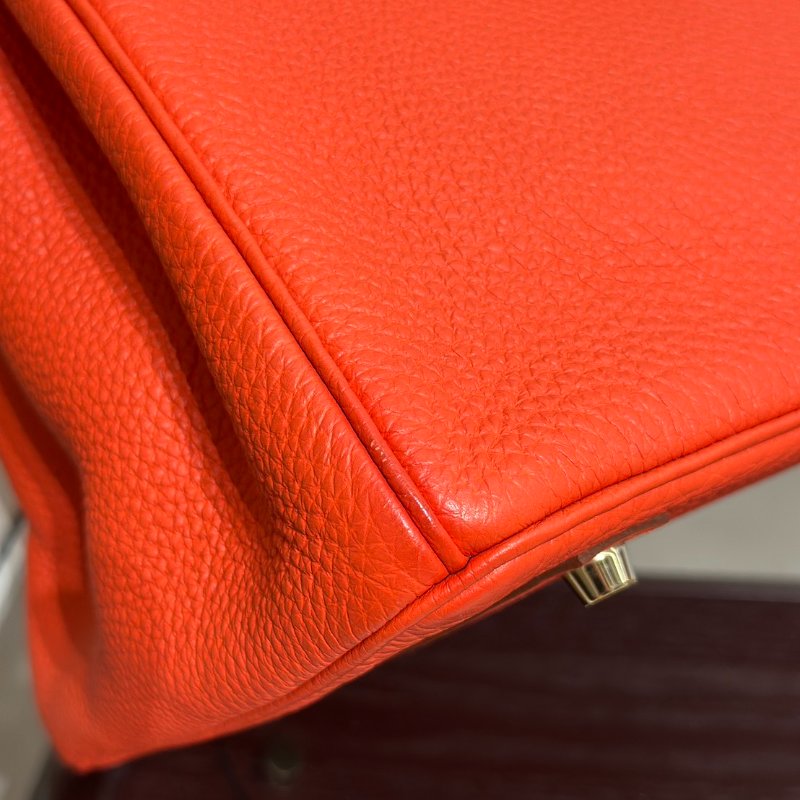 HERMES Birkin 35 - 番茄紅金 🅀-14
