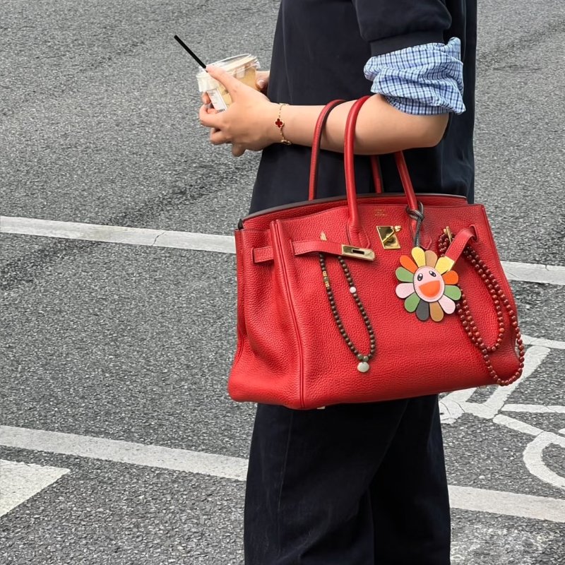 HERMES Birkin 35 - 番茄紅金 🅀-17