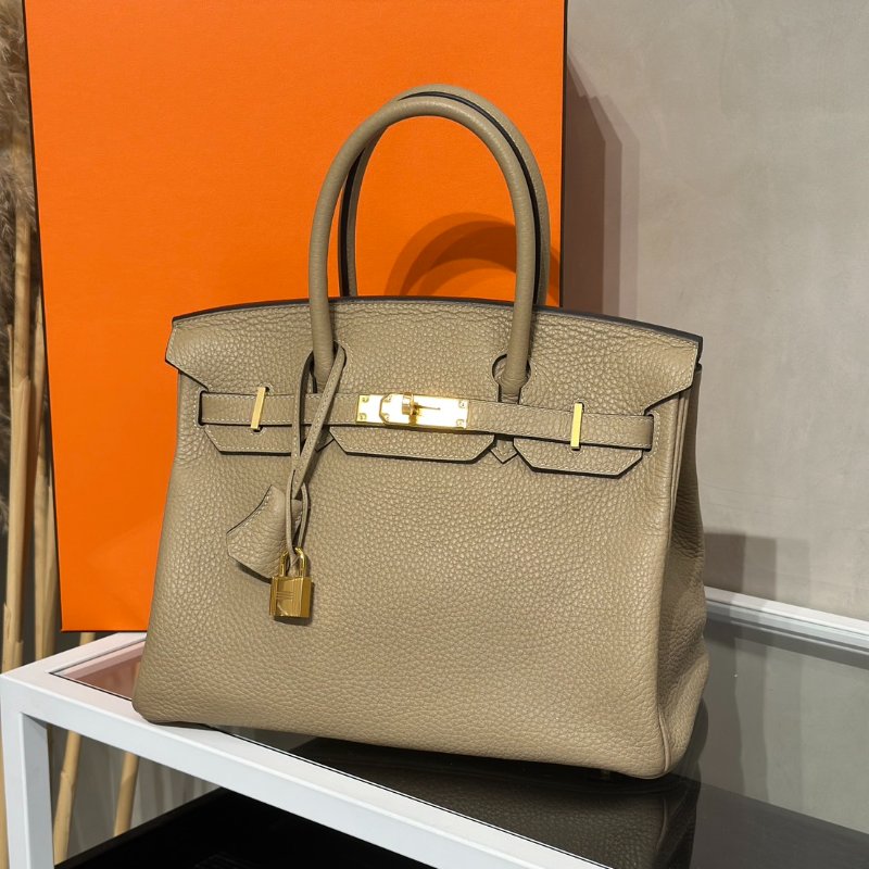 HERMES Birkin 30 - 風衣灰金 Z-3