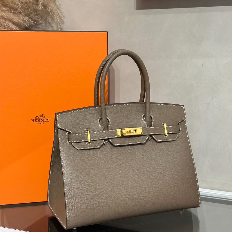 HERMES Birkin 30 - 大象灰金 Z-2