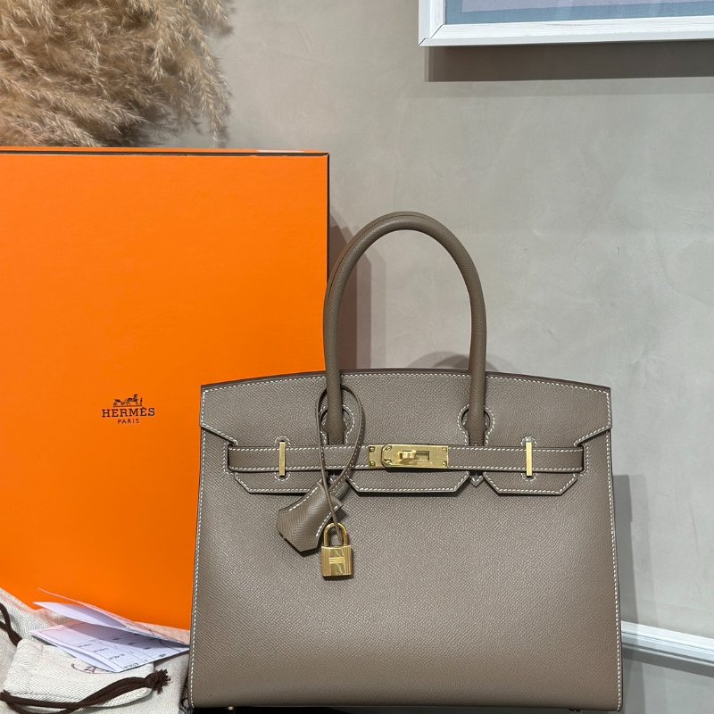 HERMES Birkin 30 - 大象灰金 Z-8
