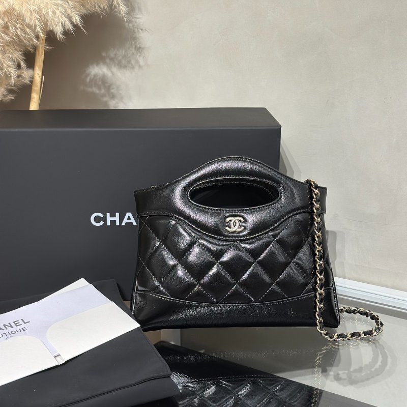 CHANEL 31 Nano Bag - 黑金-7