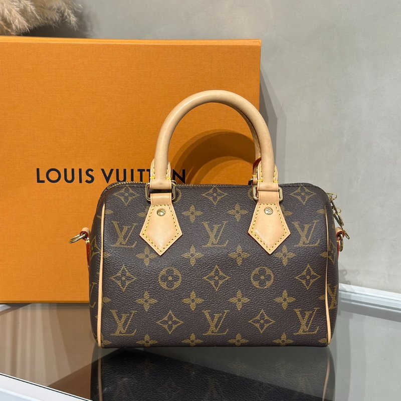 LOUIS VUITTON Speedy bandouliere 20 - 米邊背帶-0