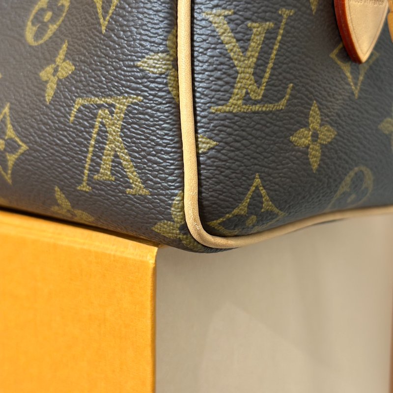 LOUIS VUITTON Speedy bandouliere 20 - 米邊背帶-8
