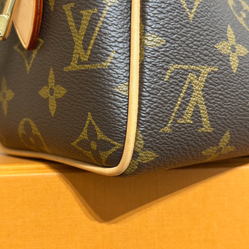 LOUIS VUITTON Speedy bandouliere 20 - 米邊背帶-9