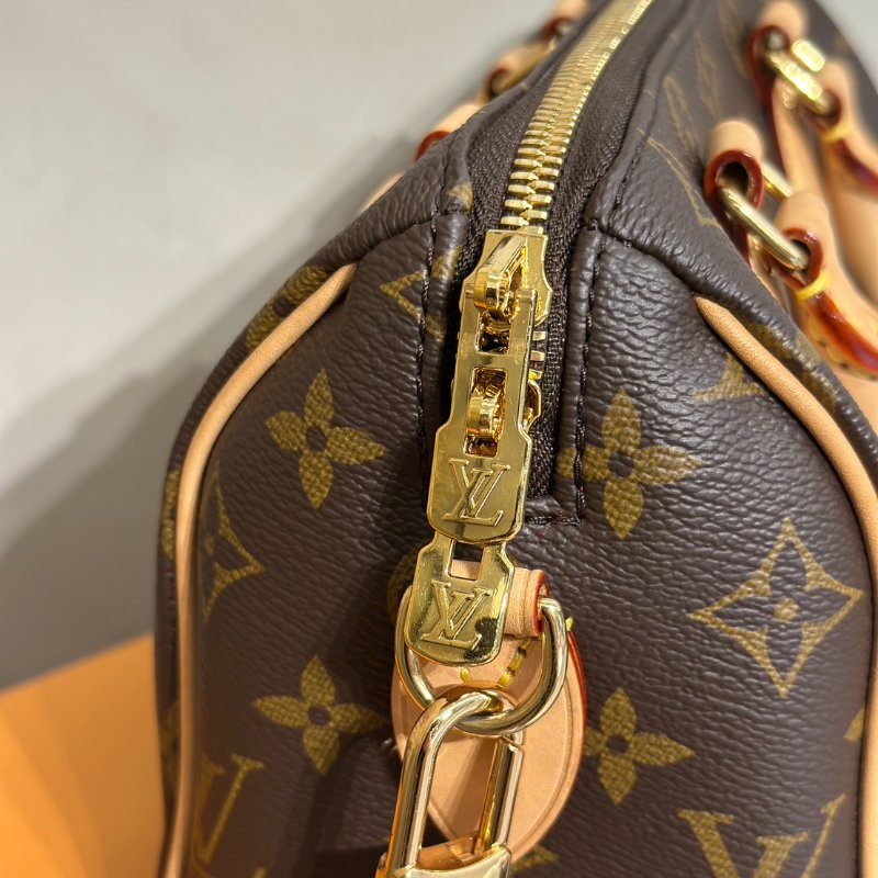 LOUIS VUITTON Speedy bandouliere 20 - 米邊背帶-10