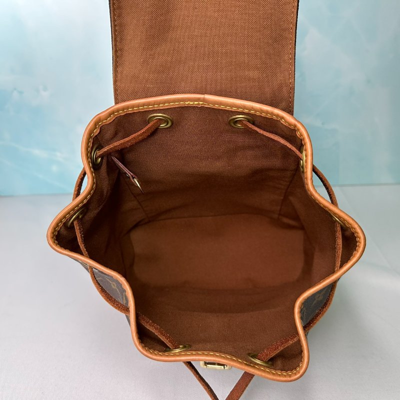 LV 老花小號mini雙肩包-4