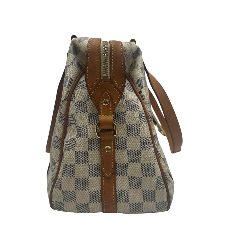【美收精品】Louis Vuitton 白色棋盤手提包 C-360【隔月月中將轉賣至日本 上架期限30天】-2