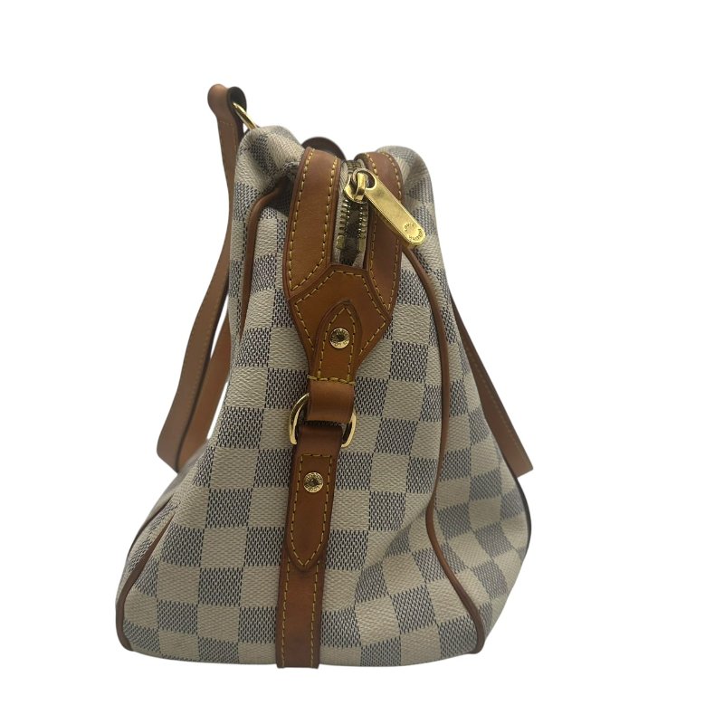 【美收精品】Louis Vuitton 白色棋盤手提包 C-360【隔月月中將轉賣至日本 上架期限30天】-3