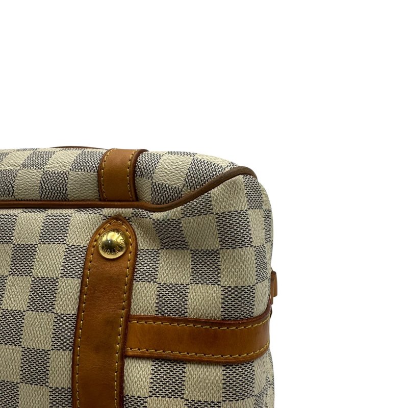 【美收精品】Louis Vuitton 白色棋盤手提包 C-360【隔月月中將轉賣至日本 上架期限30天】-4