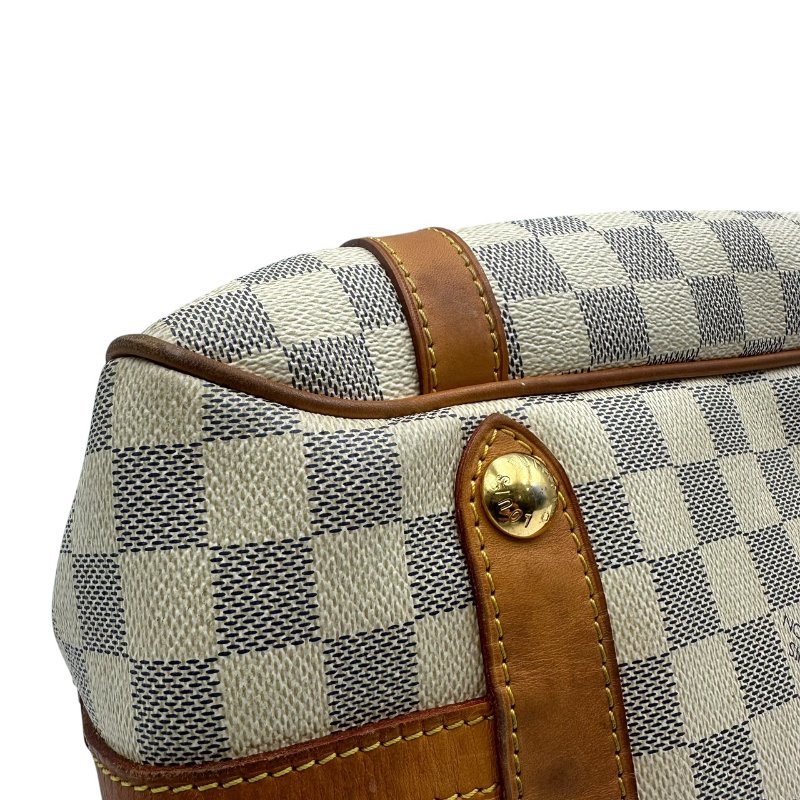【美收精品】Louis Vuitton 白色棋盤手提包 C-360【隔月月中將轉賣至日本 上架期限30天】-5