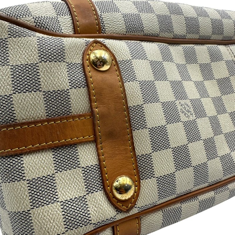 【美收精品】Louis Vuitton 白色棋盤手提包 C-360【隔月月中將轉賣至日本 上架期限30天】-6