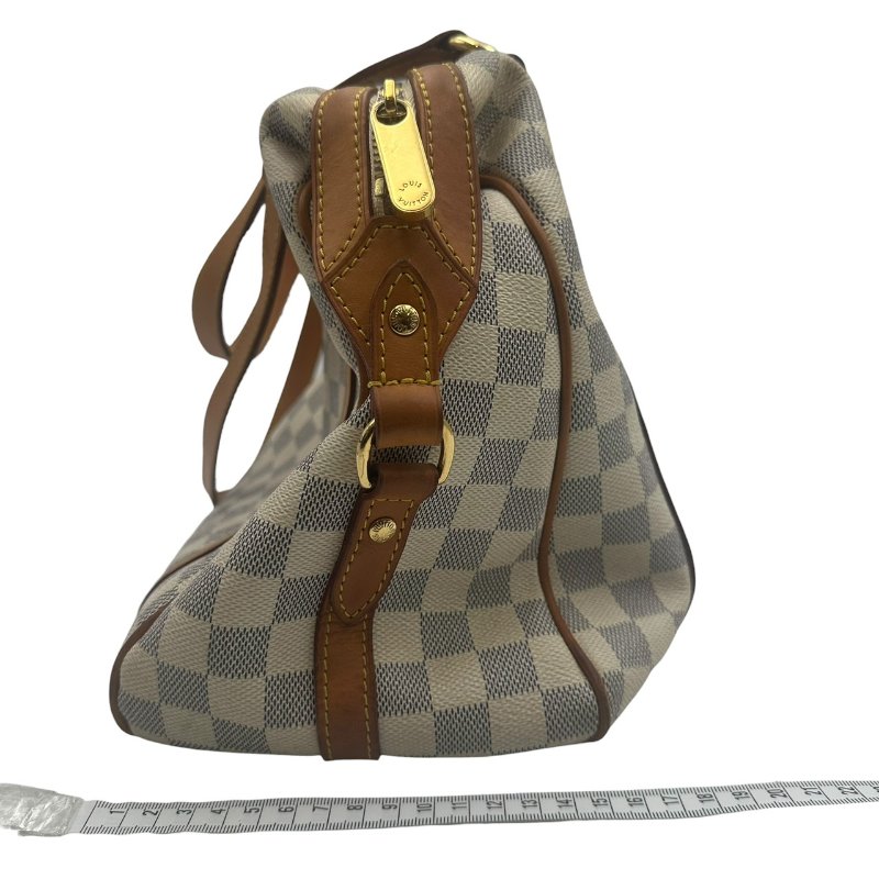 【美收精品】Louis Vuitton 白色棋盤手提包 C-360【隔月月中將轉賣至日本 上架期限30天】-13