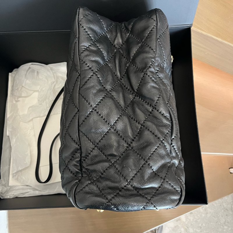 香奈兒/Chanel Large Shopping Bag 牛皮外線 托特包-3