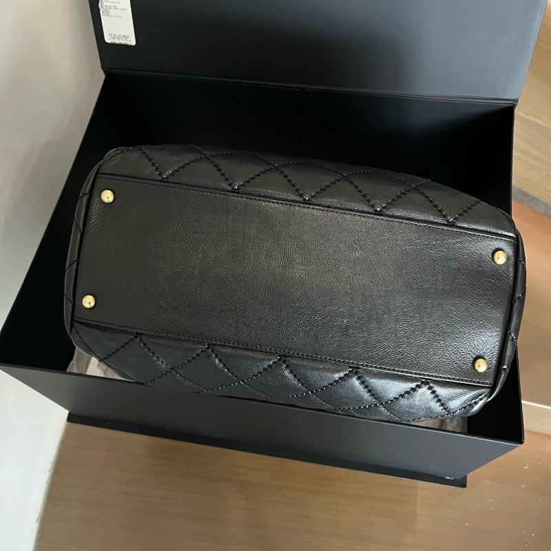 香奈兒/Chanel Large Shopping Bag 牛皮外線 托特包-4