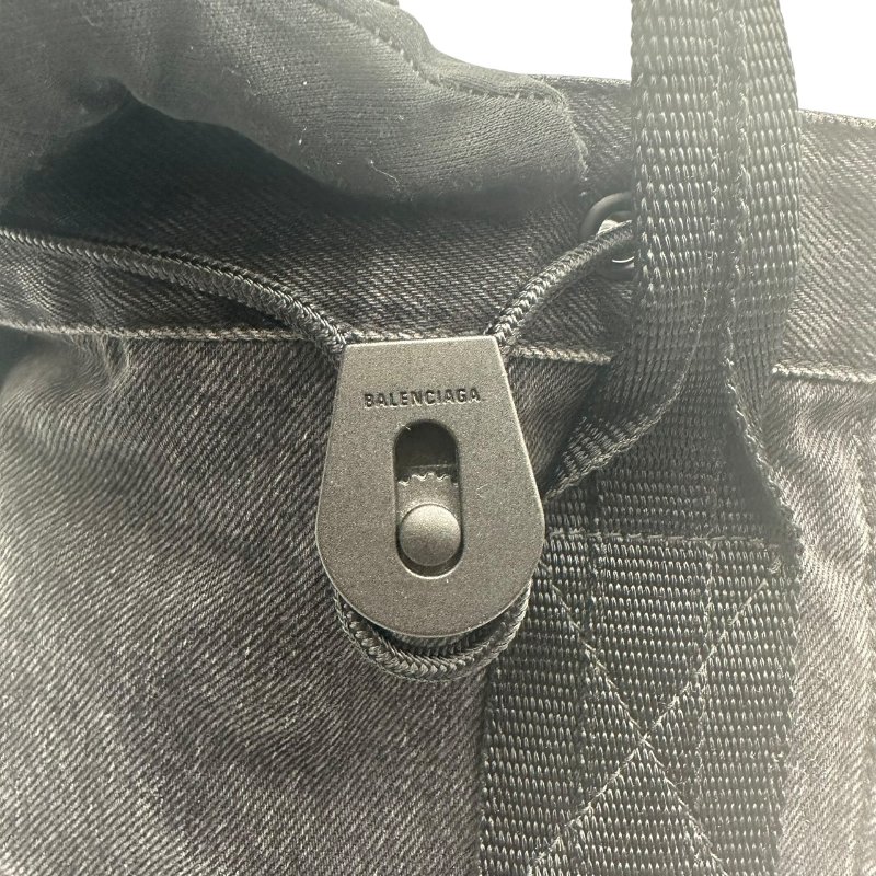 【美收精品】BALENCIAGA  帆布拼織帶手提/斜背 C-351【隔月月中將轉賣至日本 上架期限30天】-6