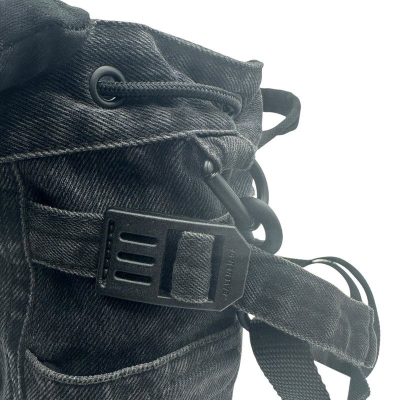 【美收精品】BALENCIAGA  帆布拼織帶手提/斜背 C-351【隔月月中將轉賣至日本 上架期限30天】-7