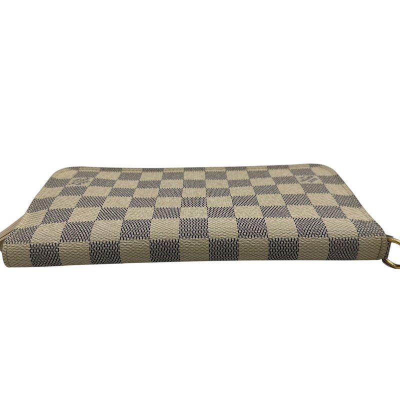【美收精品】Louis Vuitton 白色棋盤皮夾 C-361【隔月月中將轉賣至日本 上架期限30天】-2