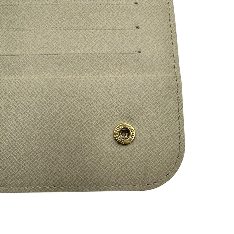 【美收精品】Louis Vuitton 白色棋盤皮夾 C-361【隔月月中將轉賣至日本 上架期限30天】-6