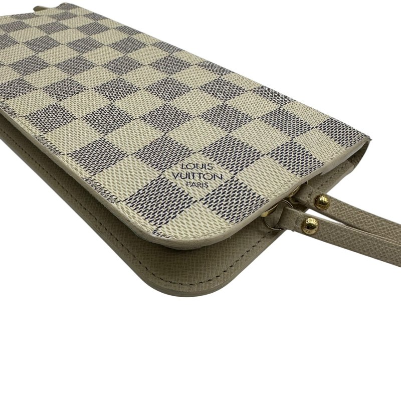 【美收精品】Louis Vuitton 白色棋盤皮夾 C-361【隔月月中將轉賣至日本 上架期限30天】-10