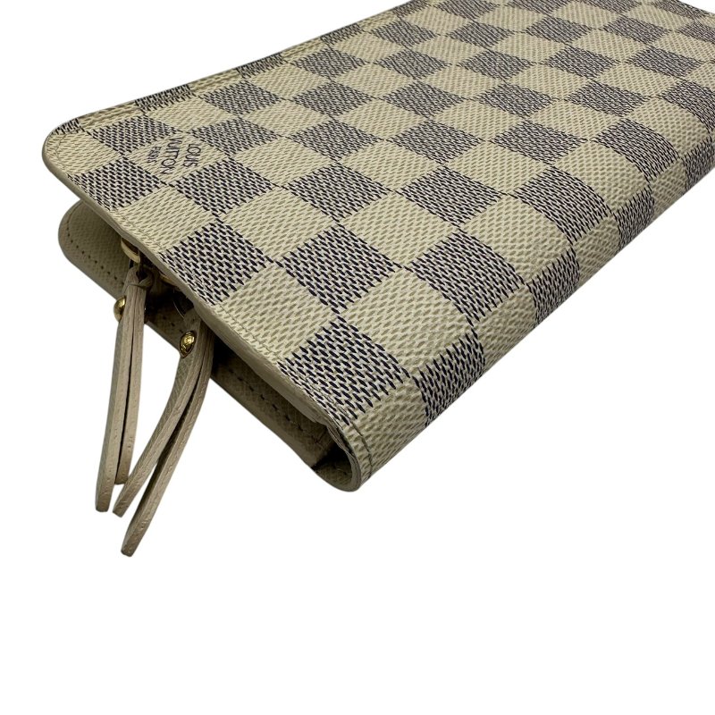 【美收精品】Louis Vuitton 白色棋盤皮夾 C-361【隔月月中將轉賣至日本 上架期限30天】-11