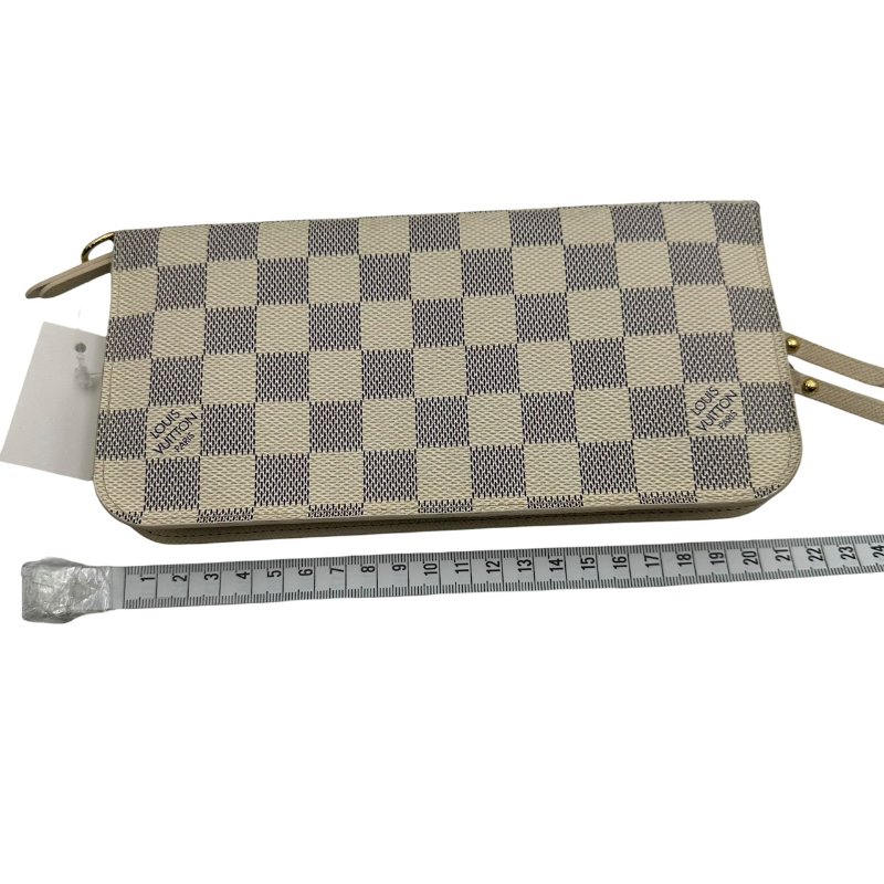 【美收精品】Louis Vuitton 白色棋盤皮夾 C-361【隔月月中將轉賣至日本 上架期限30天】-13