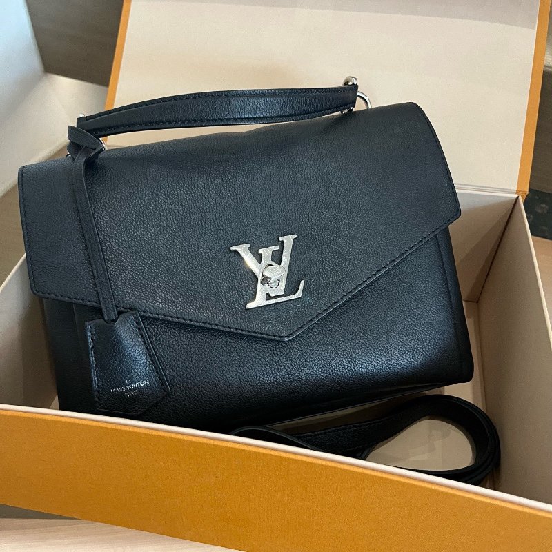 芯片款 路易威登/Louis Vuitton Lockme手提肩背包-5