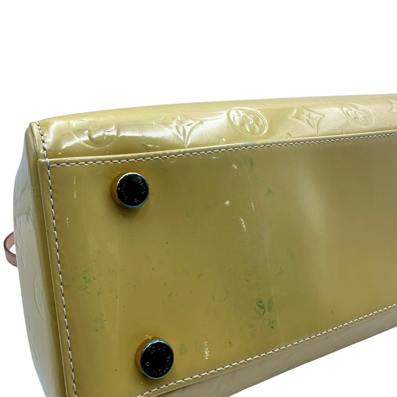 【美收精品】Louis Vuitton 黃色漆皮手提包 C-353【隔月月中將轉賣至日本 上架期限30天】-5