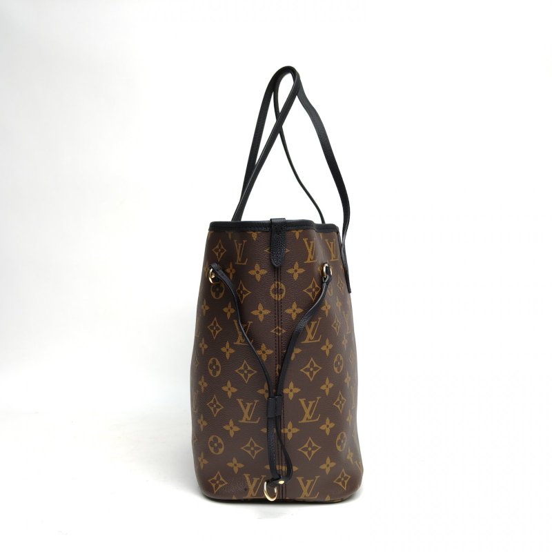 LOUIS VUITTON 老花金扣晶片NeverfullINSIDEOUT雙面托特中號肩背包-3