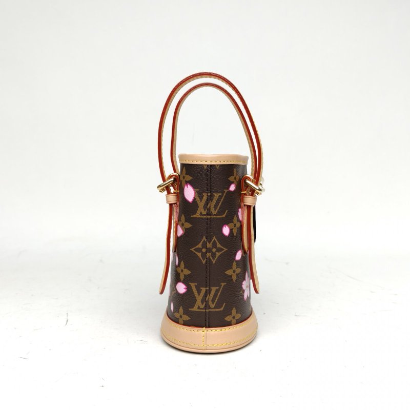 LOUIS VUITTON LVx村上隆聯名款櫻花系列水桶包PVC晶片肩背包-1