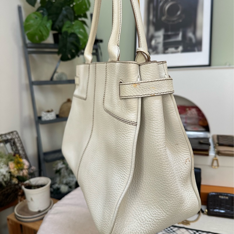 TOD‘S 白色手提包 托特包-2