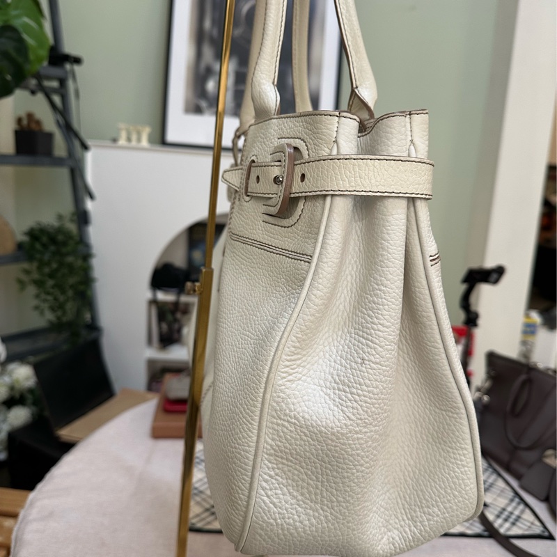 TOD‘S 白色手提包 托特包-3