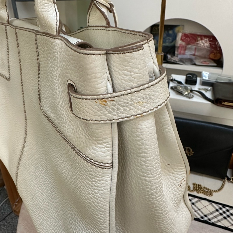 TOD‘S 白色手提包 托特包-9