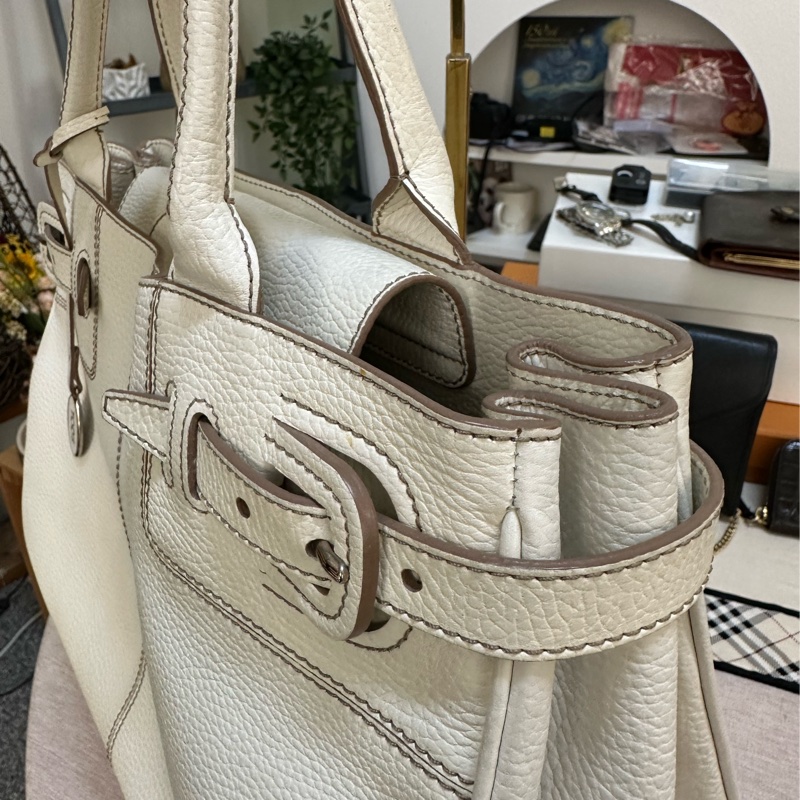 TOD‘S 白色手提包 托特包-10