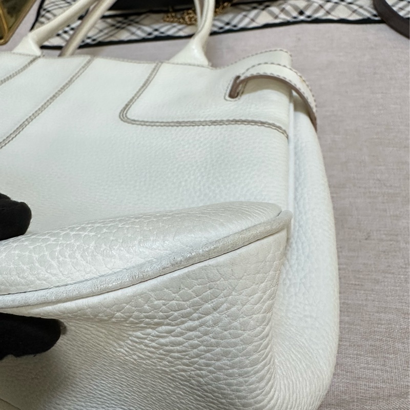 TOD‘S 白色手提包 托特包-14