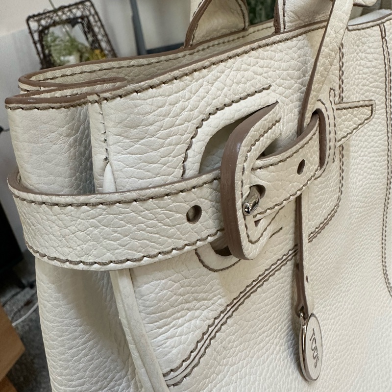 TOD‘S 白色手提包 托特包-22
