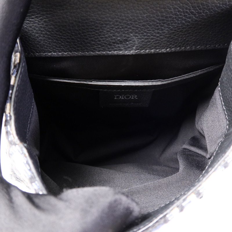 Dior 帆布/牛皮皮革Gallop Sling Bag肩背袋-4